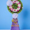 Kệ Hoa Chia Buồn Lan Trắng Tím HT282