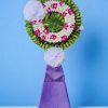 Kệ Hoa Chia Buồn Lan Trắng Tím HT282