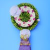 Kệ Hoa Chia Buồn Lan Trắng Tím HT283