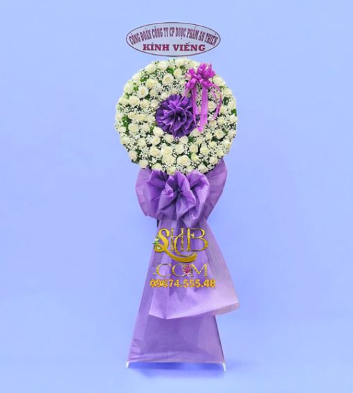 Kệ Hoa Chia Buồn Hoa Hồng HT285