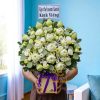 Giỏ Hoa Sen Trắng Chia Buồn HT289