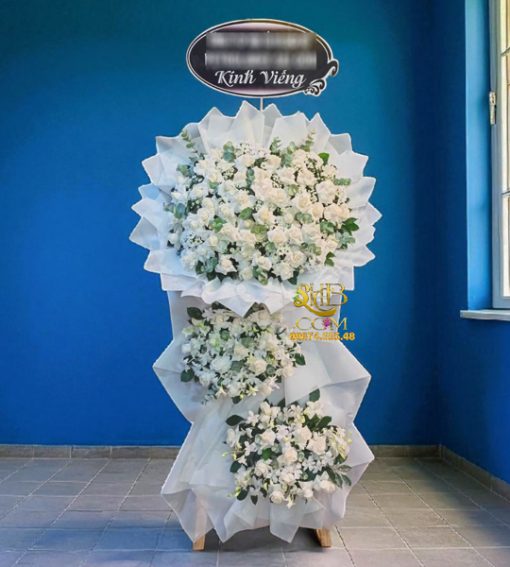 Kệ Hoa Chia Buồn Cao Cấp HT025