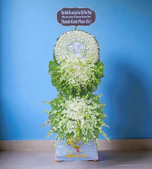 Kệ Hoa Chia Buồn Cao Cấp HT129