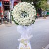 Kệ Hoa Hồng Trắng Chia Buồn HT997