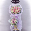 Kệ Hoa Chia Buồn Màu Tím Sang Trọng HT994
