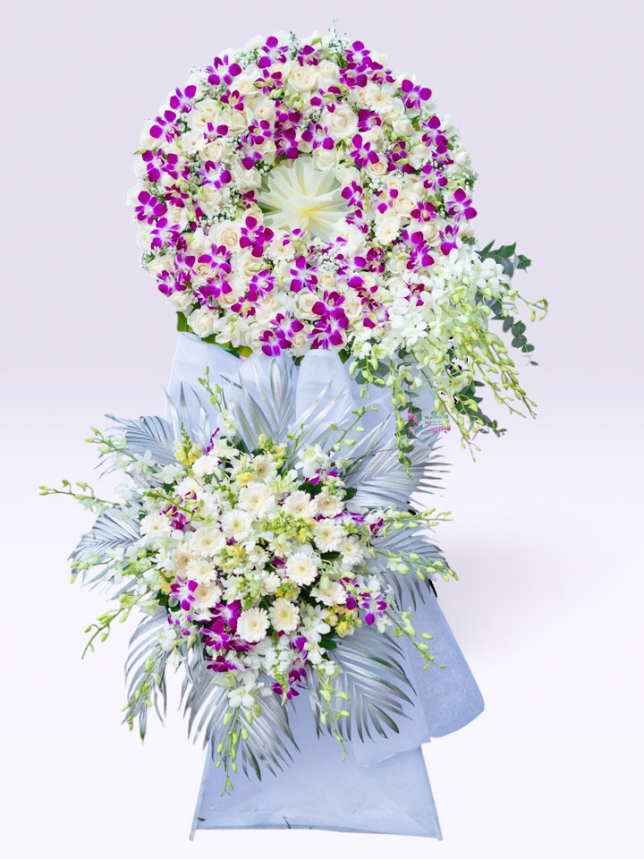 Kệ Hoa Chia Buồn Hiện Đại Cao Cấp HT993