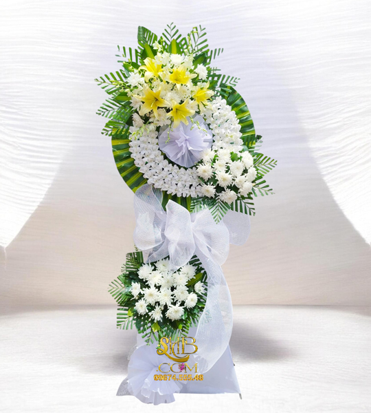 Kệ Hoa Chia Buồn 3 Tầng Giá Rẻ HT991